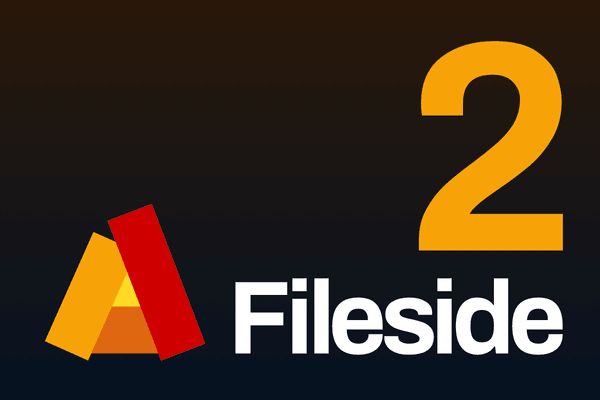 A Fileside logo with a big number 2